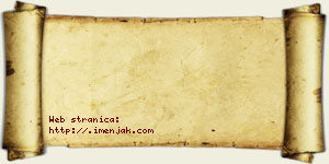 Kristina Stamenković vizit kartica